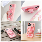 Cute 3D Cartoon Phone Cases Collection – Bear, Hello Kitty, Cherry Heart, Panda, Heart Bow & Sheep Silicone Covers - Image 7