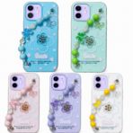 3D Flower Aesthetic Butterfly Charm Strap Phone Case Cover - Image 12
