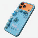 3D Flower Aesthetic Butterfly Charm Strap Phone Case Cover - Image 2