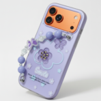 3D Flower Aesthetic Butterfly Charm Strap Phone Case Cover - Image 8